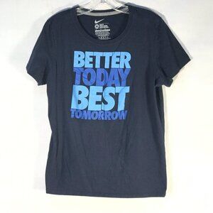 NIKE Blue Short Sleeve Youth Athletic XL Workout Tee T Shirt